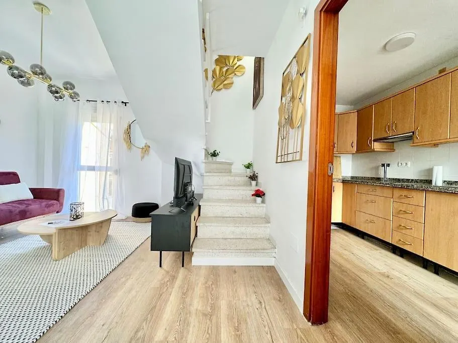 Historic Center Duplex With 3Bd Ac & Parking Apartamento Málaga