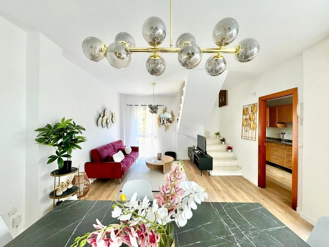 Historic Center Duplex With 3Bd Ac & Parking Apartment Malaga