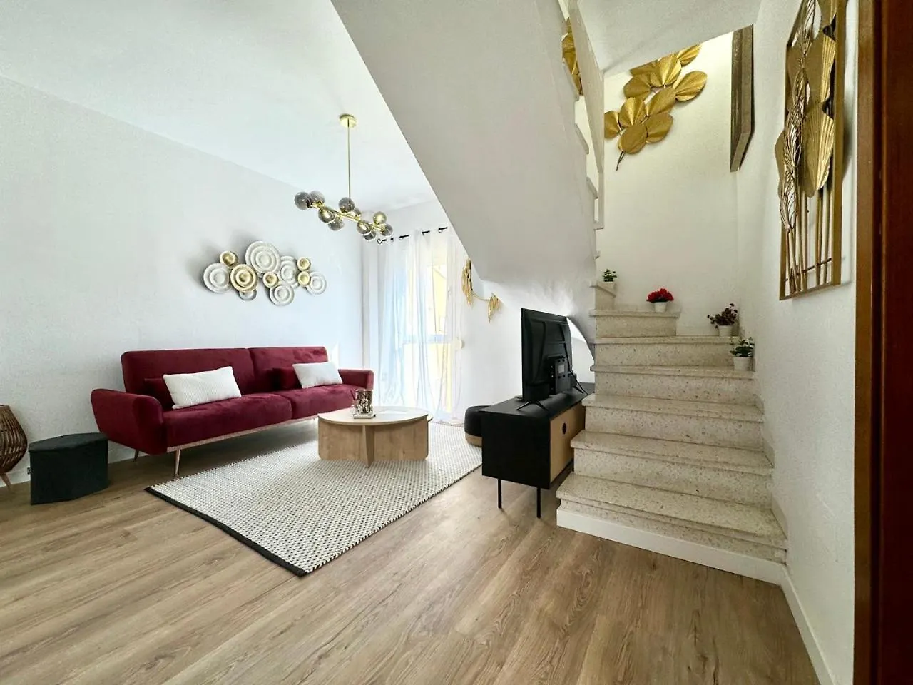 Historic Center Duplex With 3Bd Ac & Parking Apartment Malaga